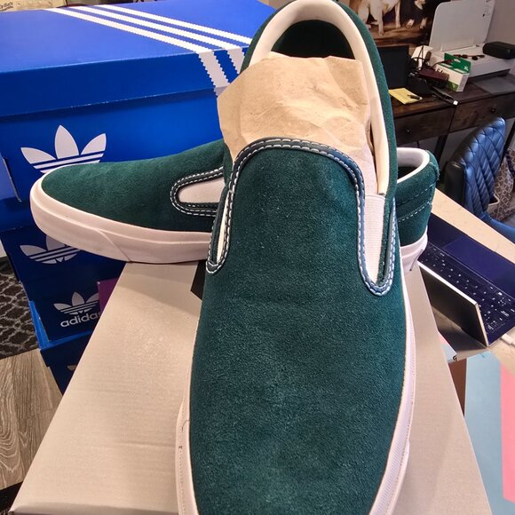 Converse Memory Foam One Star CC Pro Slip On Shoes (A11931C) Green Mens 12 NEW - Picture 2 of 14